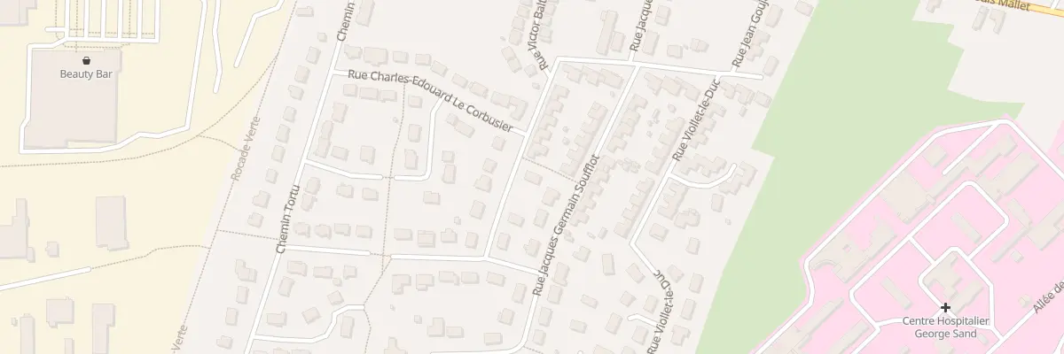 Plan du 13 Rue Jean Louis Charles Garnier à Bourges