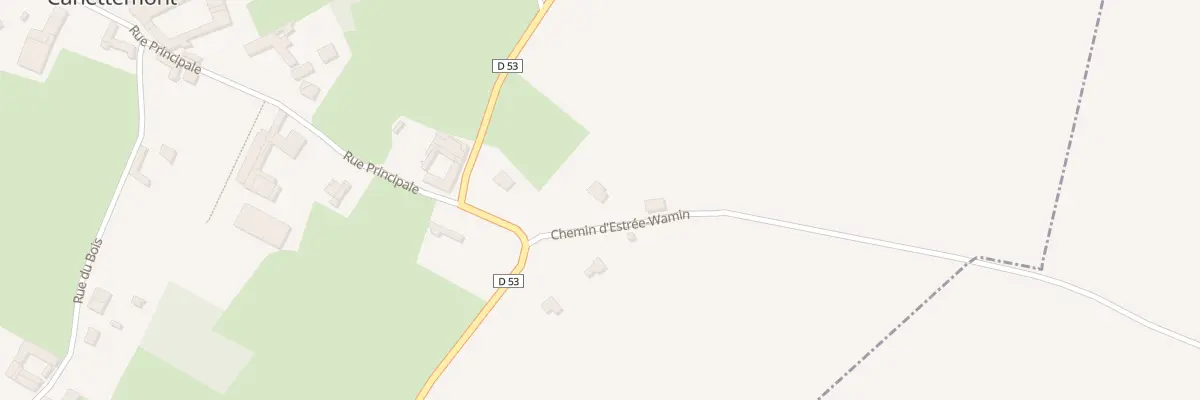 Plan du 4 Che d’Estree Wamin à Canettemont