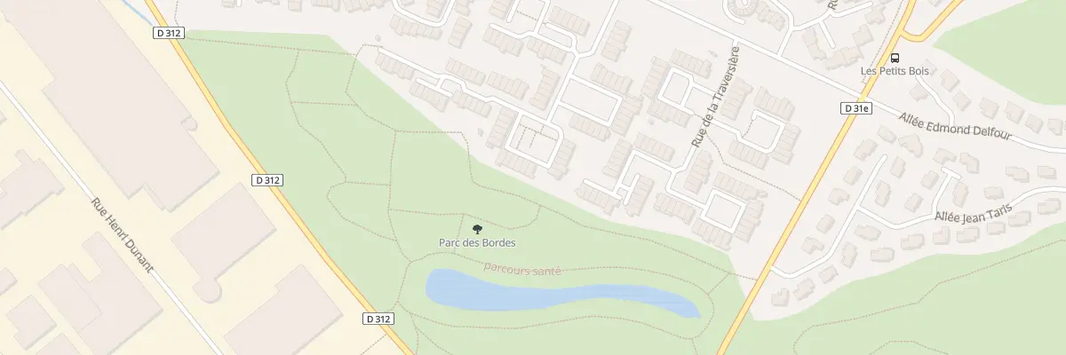 Plan du 25 Rue de la Sente des Bordes à Bondoufle