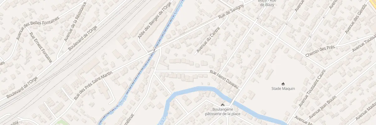 Plan du 20 Rue Henri Daveau à Viry-Châtillon