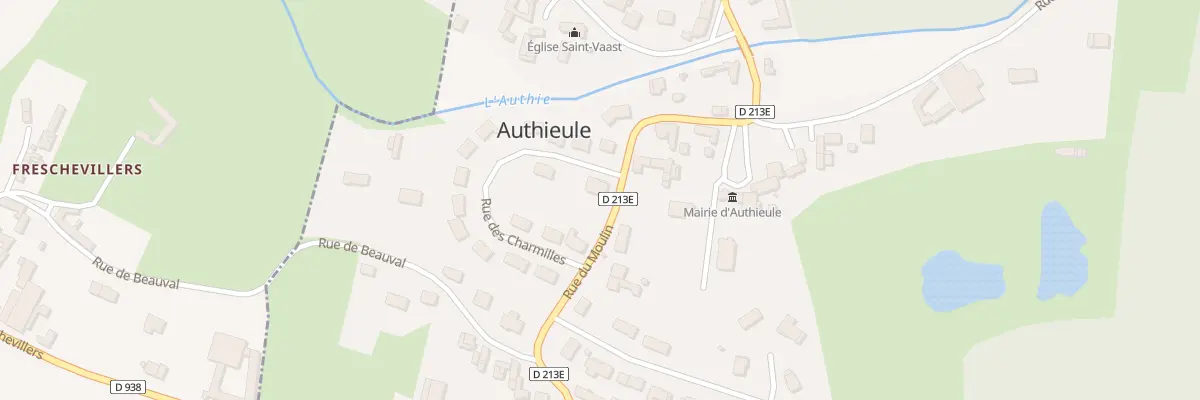 Plan du 12 Rue des Charmilles à Authieule