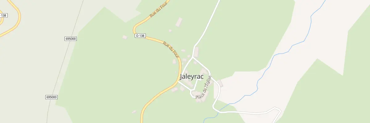 Plan du 1 Rue du Foirail à Jaleyrac