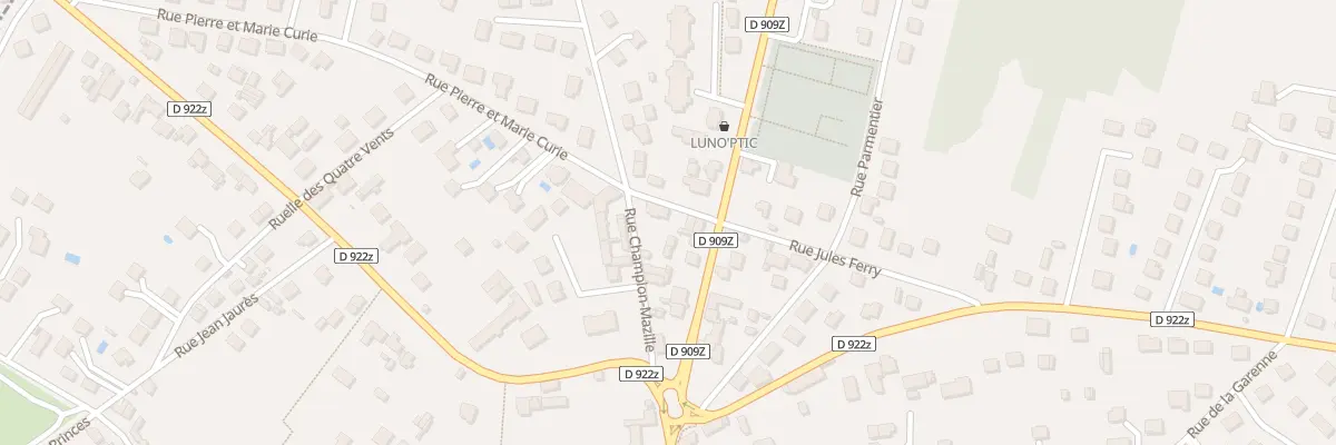 Plan du 1A Rue Pierre et Marie Curie à Viarmes