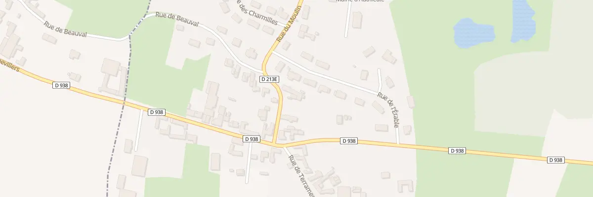 Plan du 5 Rue du Moulin à Authieule
