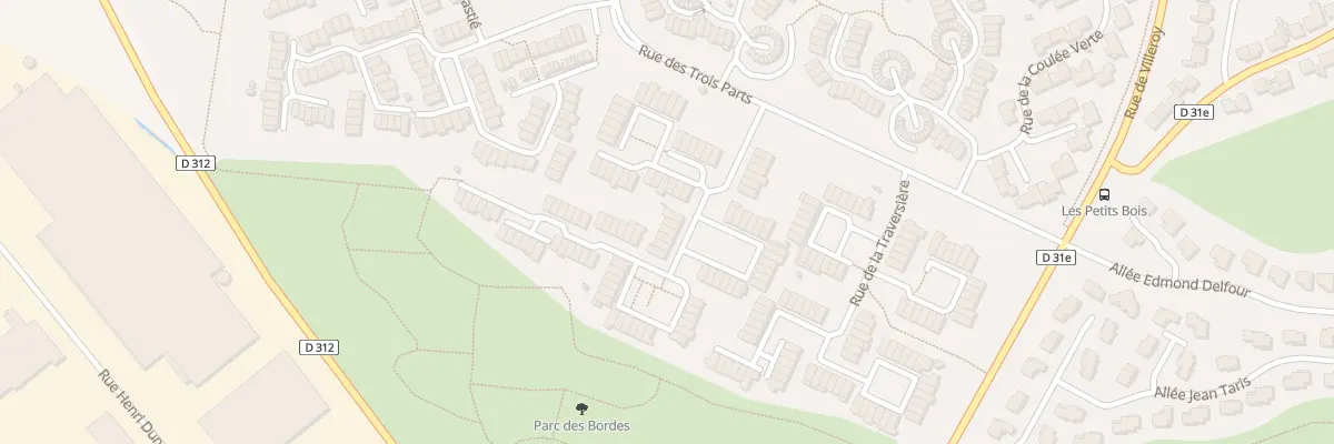 Plan du 4 Rue de la Sente des Bordes à Bondoufle