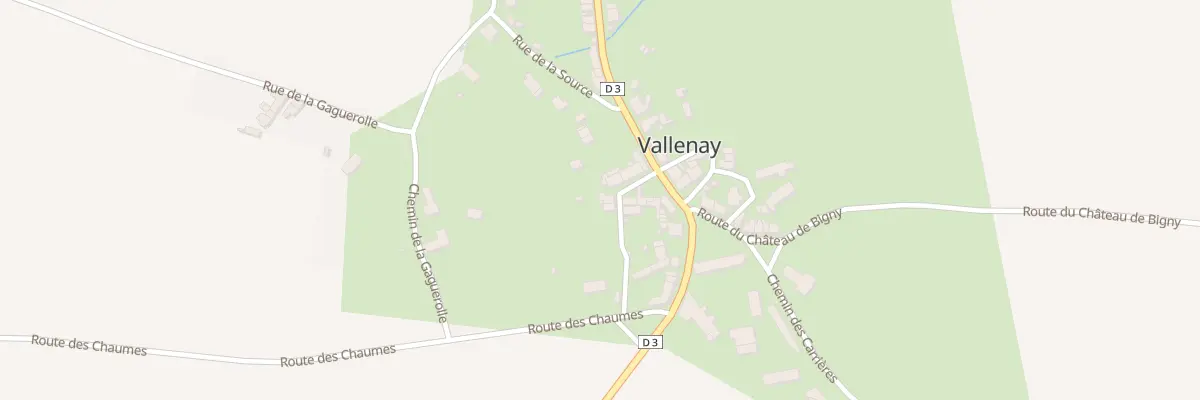 Plan du 6 Rue Traversière à Vallenay