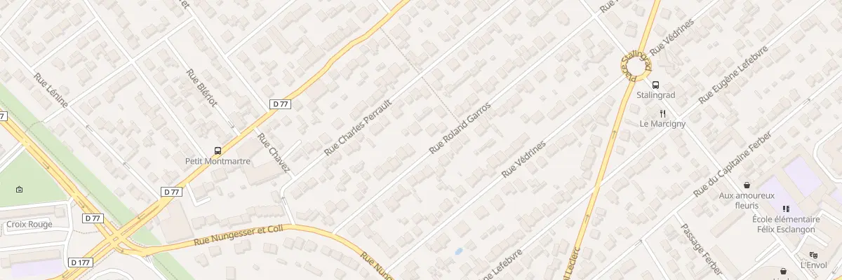 Plan du 72 Rue Roland Garros à Viry-Châtillon