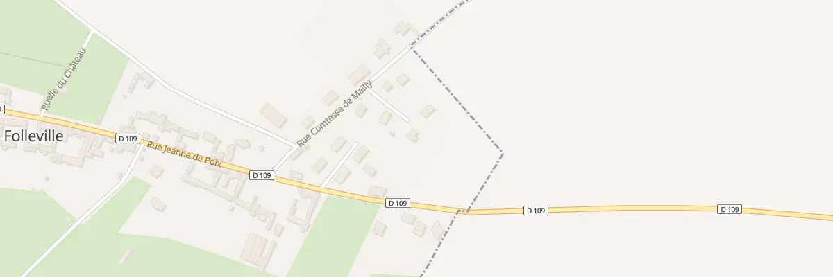 Plan du 1 Rue Point du Jour à Folleville