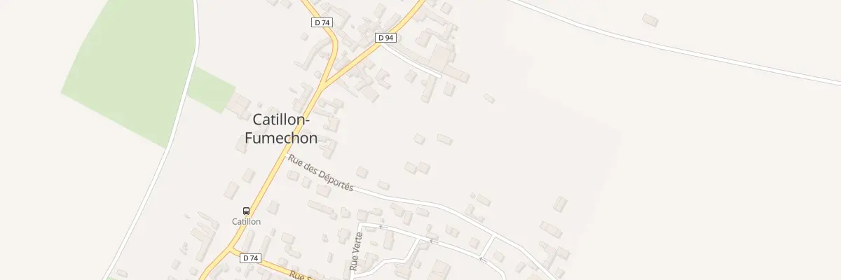 Plan du 68 Rue des Déportés à Catillon-Fumechon