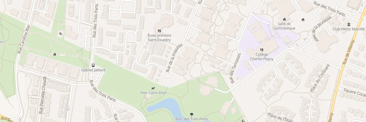 Plan du 8 Rue des Terrasses à Bondoufle