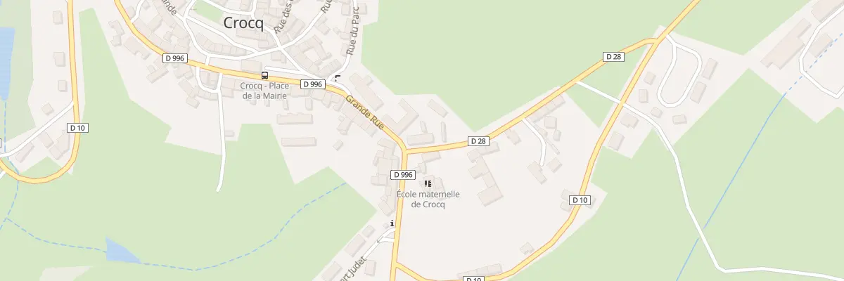 Plan du 3 Rue Ernest Delair à Crocq
