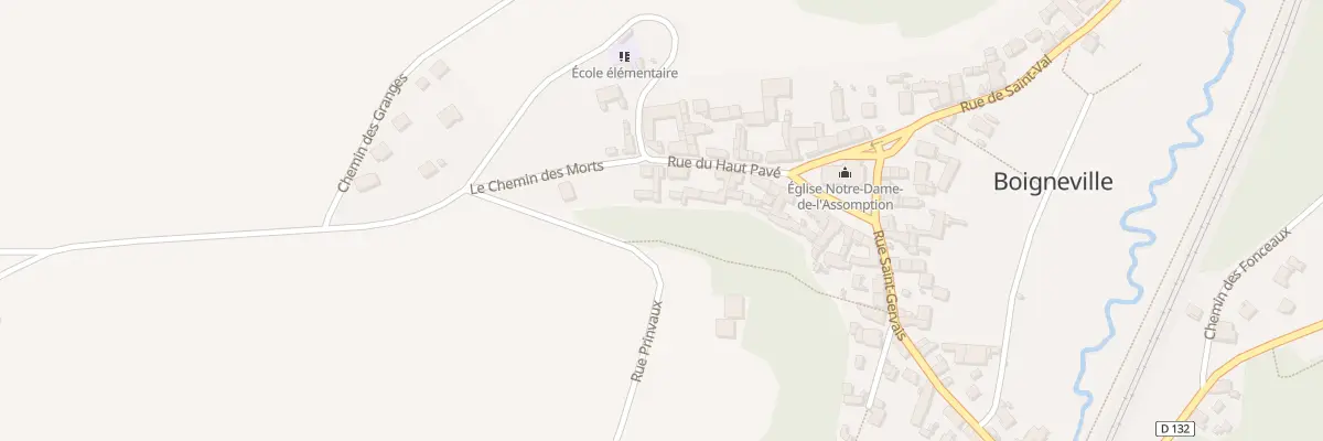 Plan du 17 Rue du Haut Pavé à Boigneville
