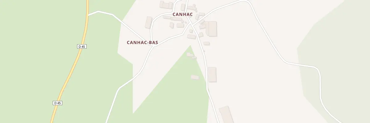 Plan du 5239 Canhac à Marcolès