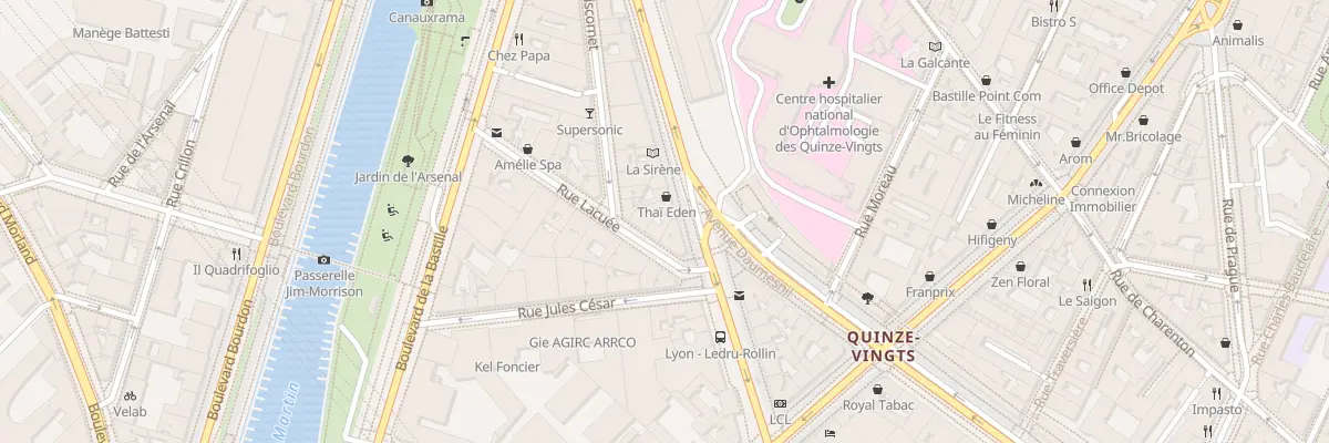 Plan du 47 Rue de Lyon à Paris 12e Arrondissement