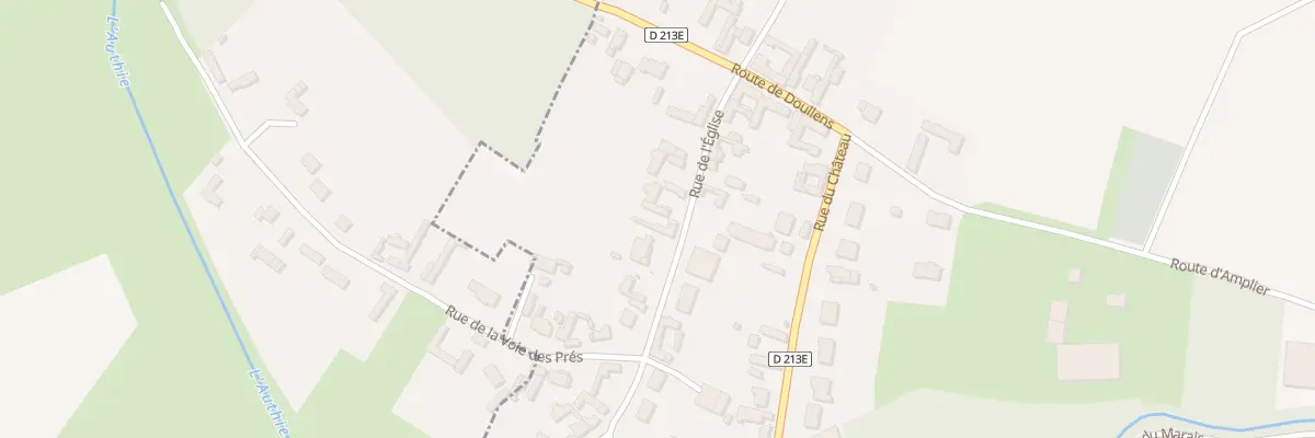 Plan du 22 Rue de l’Eglise à Authieule