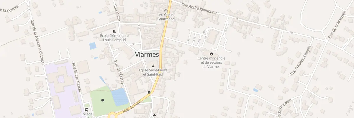 Plan du 34B Rue de Paris à Viarmes