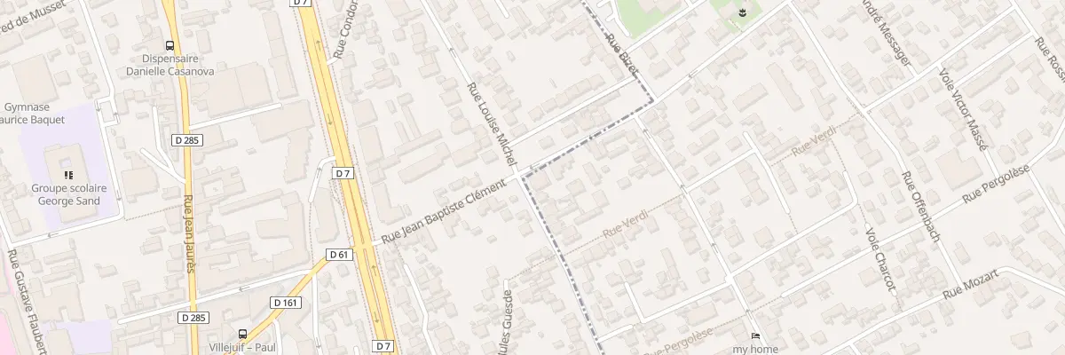 Plan du 117 Rue Malassis à Vitry-sur-Seine
