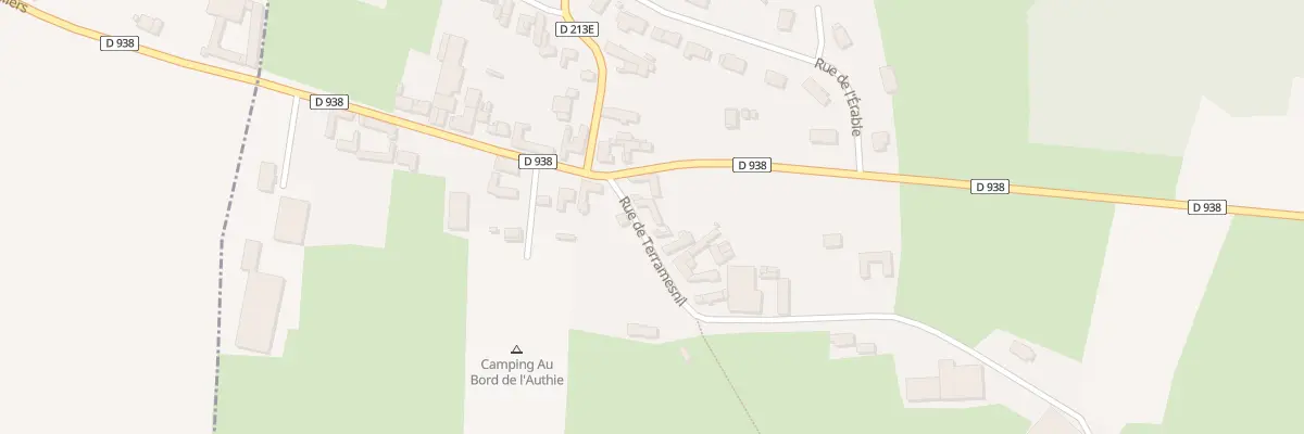 Plan du 4 Rte de Terramesnil à Authieule