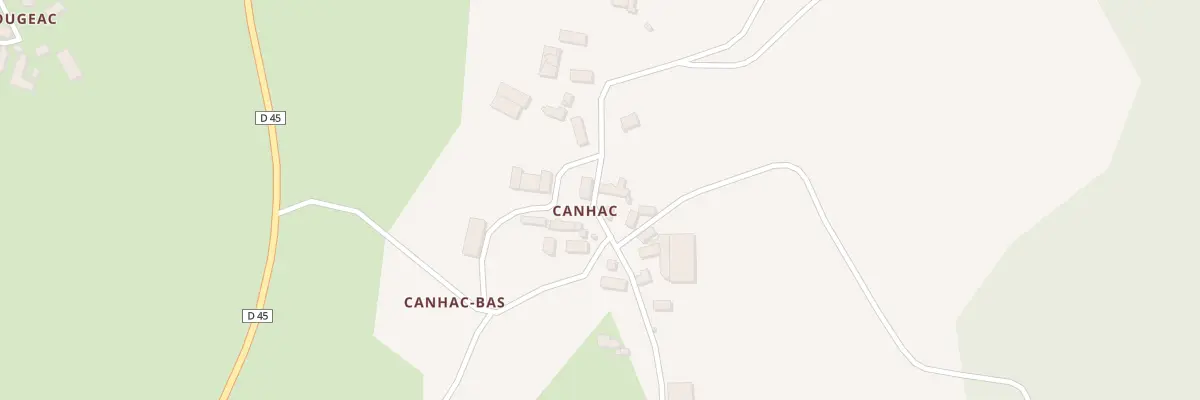 Plan du 5236 Canhac à Marcolès