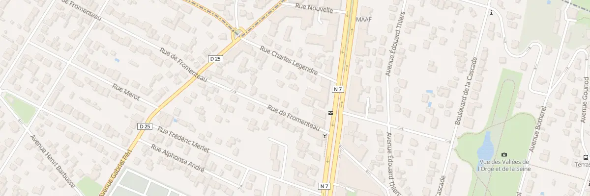Plan du 6 Rue Fromenteau à Juvisy-sur-Orge