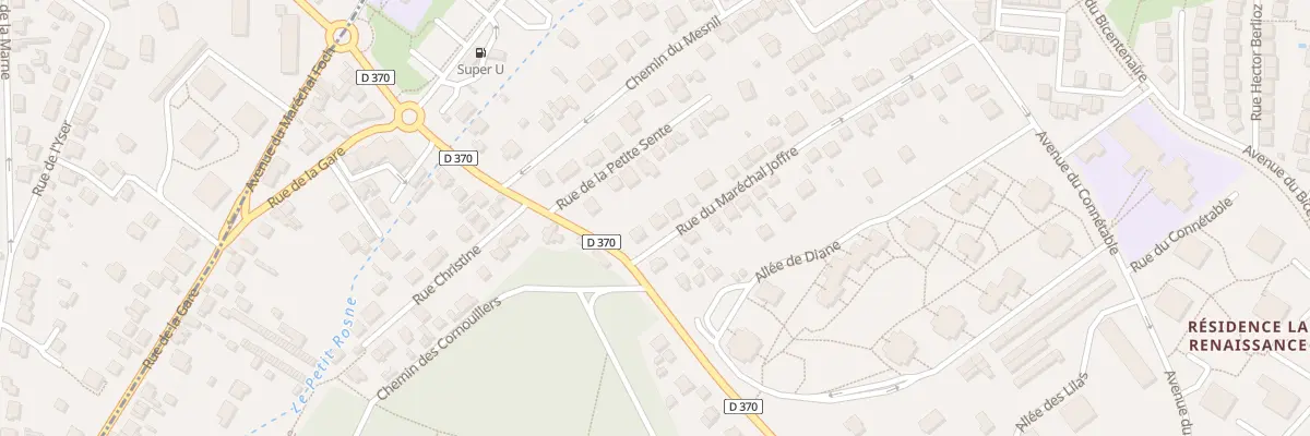 Plan du 1 Rue du Mal Joffre à Écouen