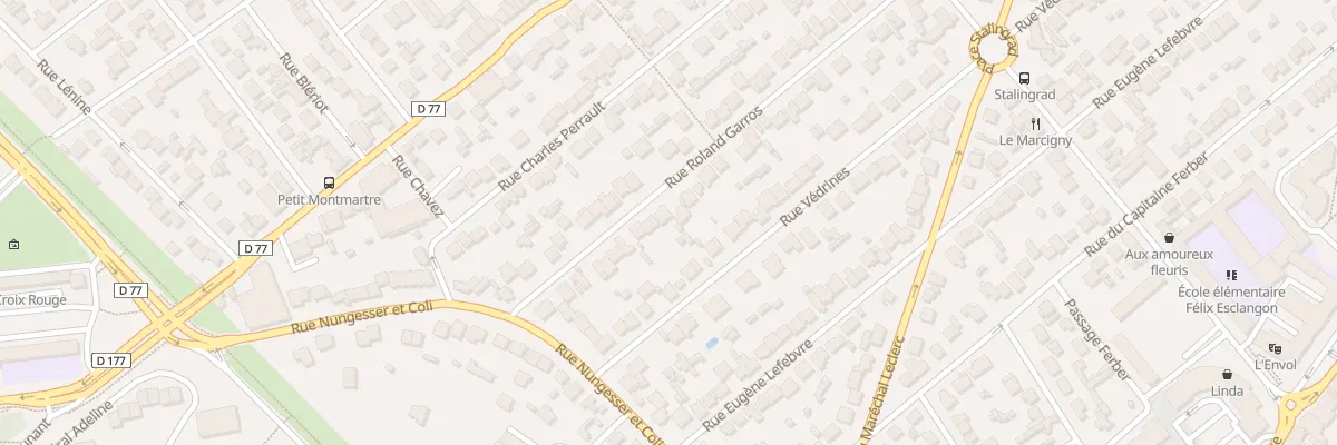 Plan du 69 Rue Roland Garros à Viry-Châtillon