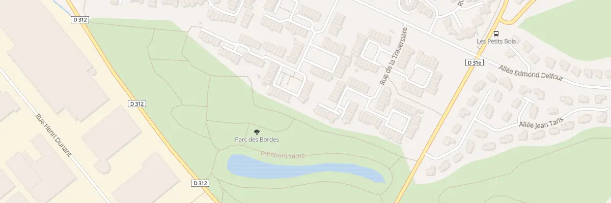 Plan du 23 Rue de la Sente des Bordes à Bondoufle