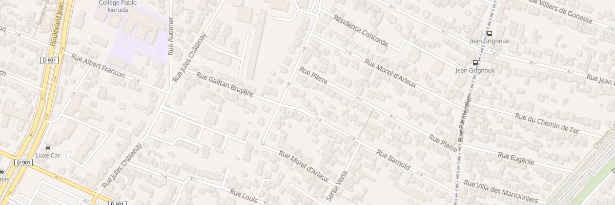 Plan du 44 Rue Barnold à Saint-Denis