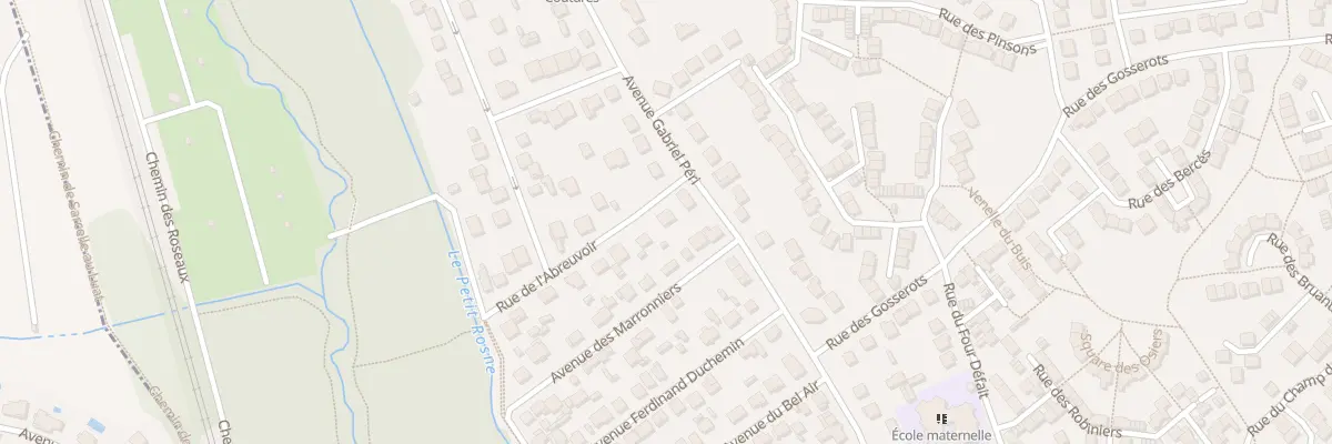 Plan du 14 Rue de l’Abreuvoir à Sarcelles