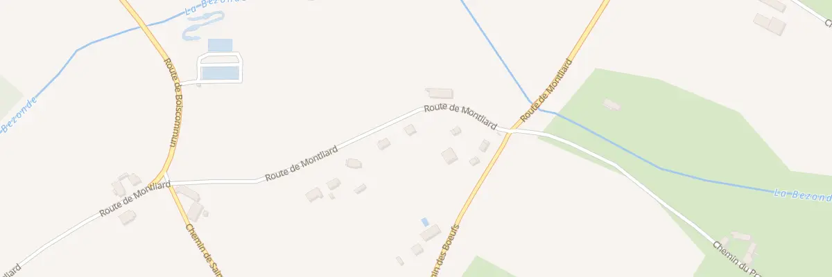 Plan du 52 Rte de Montliard à Nesploy