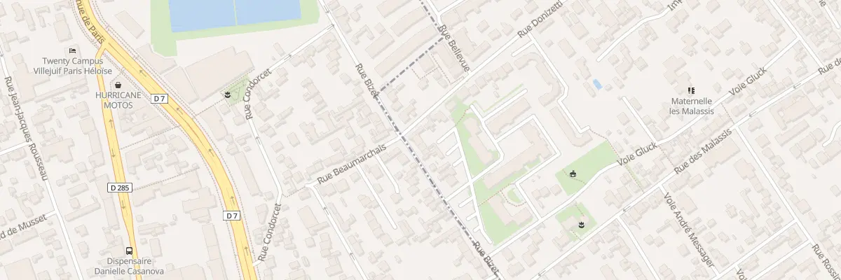 Plan du 38 Rue Bizet à Vitry-sur-Seine