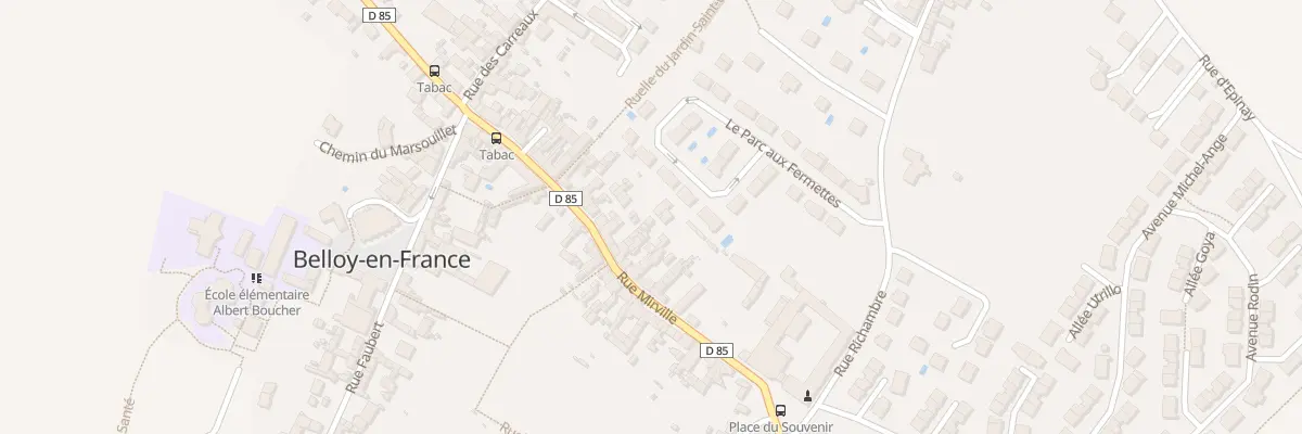 Plan du 29 Rue Mirville à Belloy-en-France