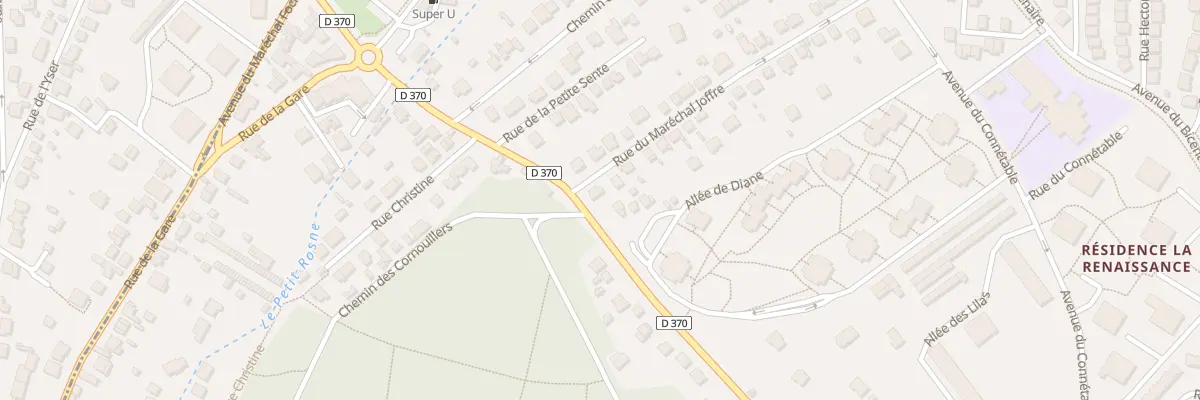 Plan du 2 Rue du Mal Joffre à Écouen
