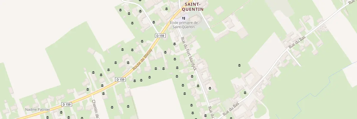 Plan du 8 Rue du Fort Mardyck St Quentin à Aire-sur-la-Lys