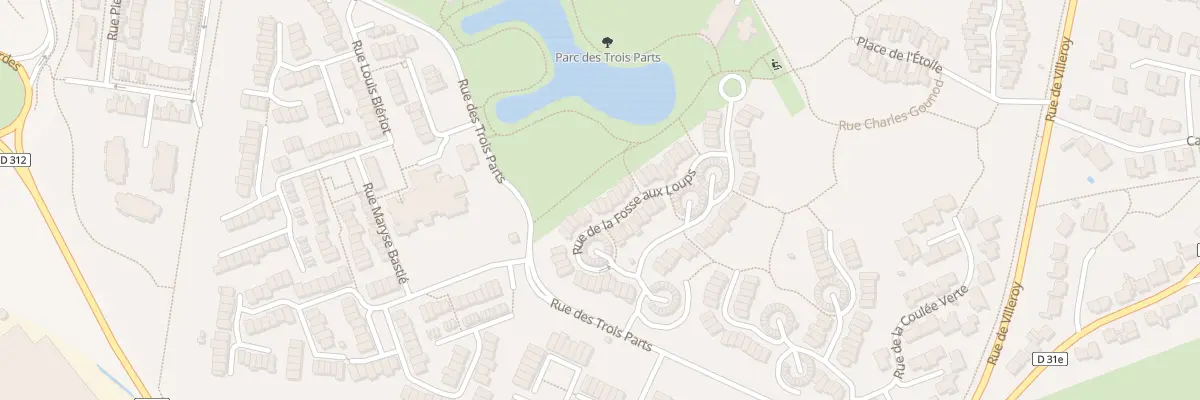 Plan du 39 Rue de la Fosse aux Loups à Bondoufle