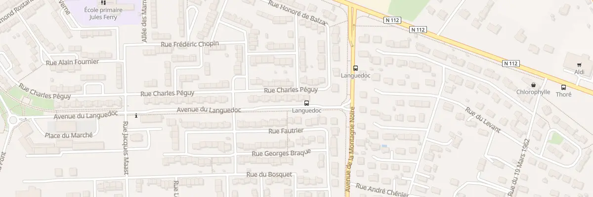 Plan du 112 Rue Charles Péguy à Aussillon
