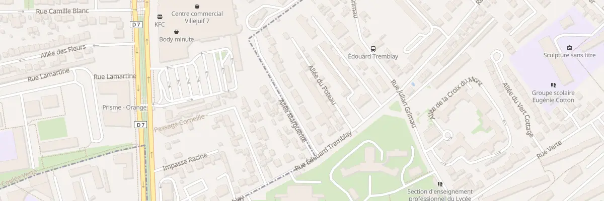 Plan du 10 All des Vergers à Vitry-sur-Seine