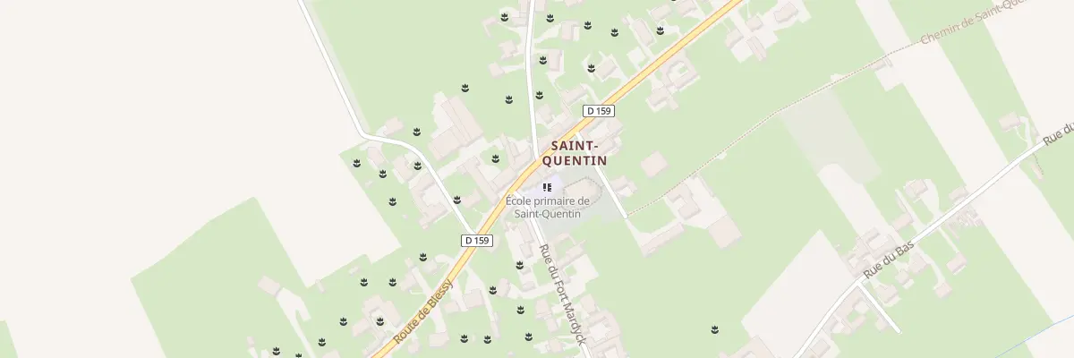 Plan du 109 Rte de Blessy St Quentin à Aire-sur-la-Lys