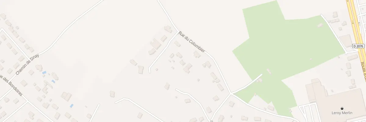 Plan du 617 Rue du Colombier à Saint-Doulchard