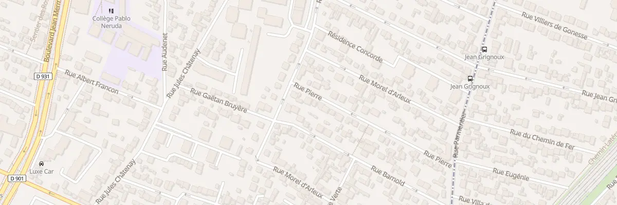 Plan du 39 Rue Pierre à Saint-Denis