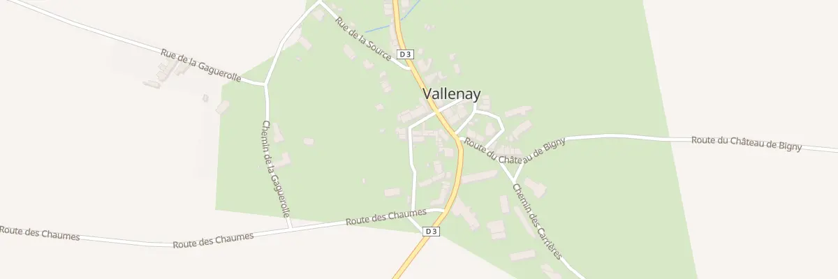 Plan du 7 Rue Traversière à Vallenay