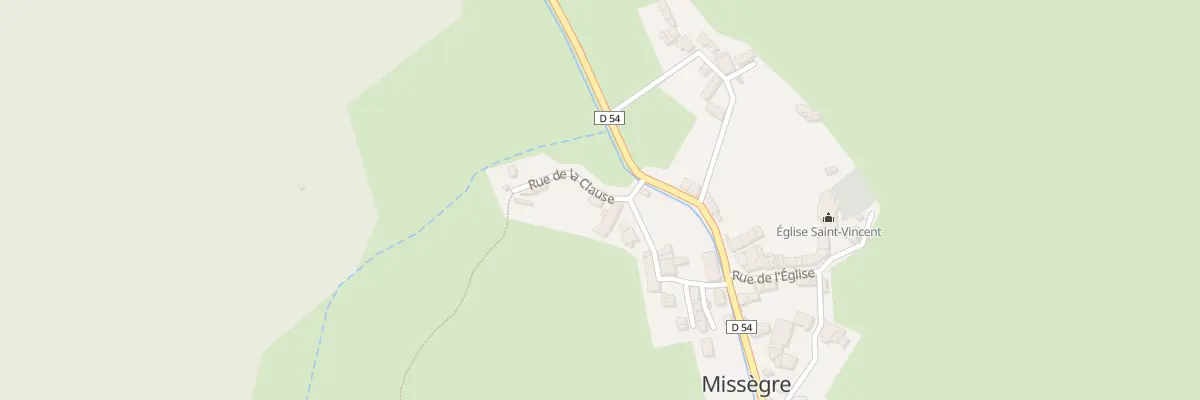 Plan du 16 Le Village à Missègre