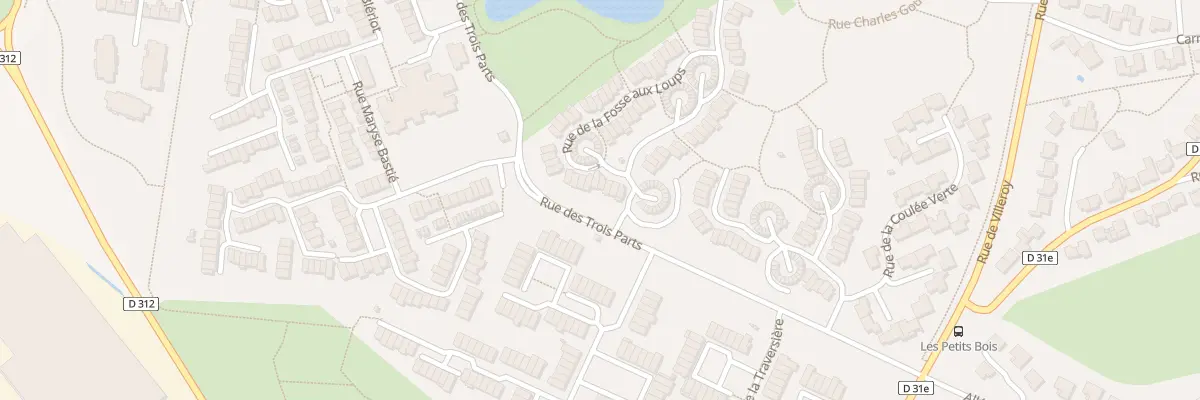 Plan du 7 Rue de la Fosse aux Loups à Bondoufle