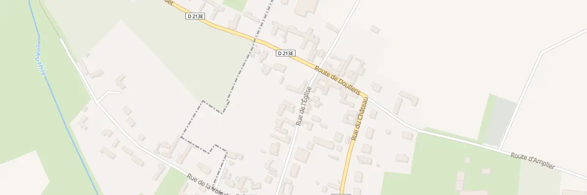 Plan du 28 Rue de l’Eglise à Authieule