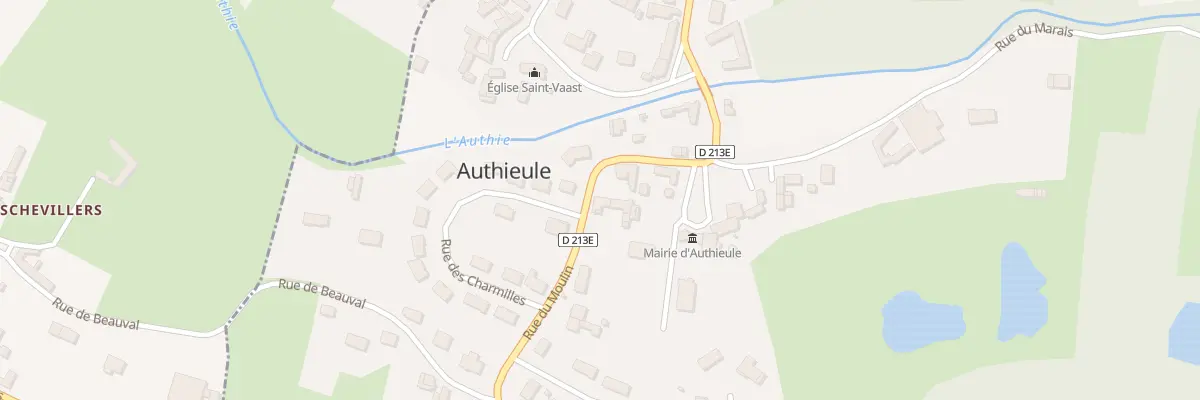 Plan du 15 Rue du Moulin à Authieule