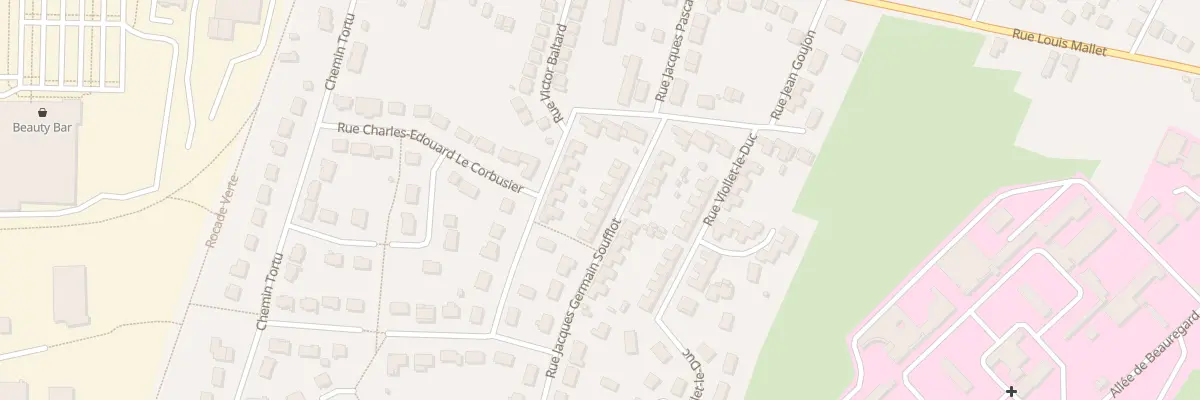 Plan du 10 Rue Jacques Germain Soufflot à Bourges
