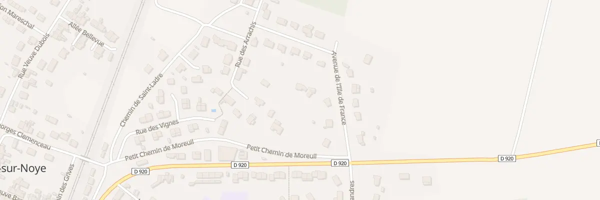 Plan du 5 Le Chemin de Moreuil à Ailly-sur-Noye