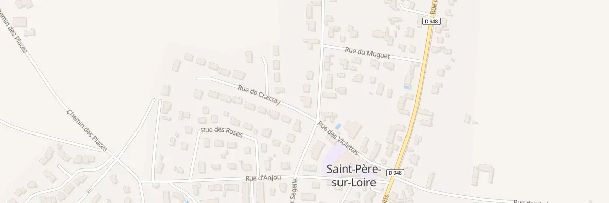 Plan du 1 Rue du Gâtinais à Saint-Père-sur-Loire