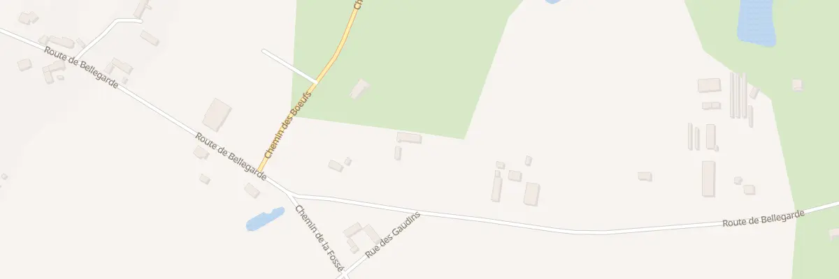 Plan du 35 Rte de Bellegarde à Nesploy