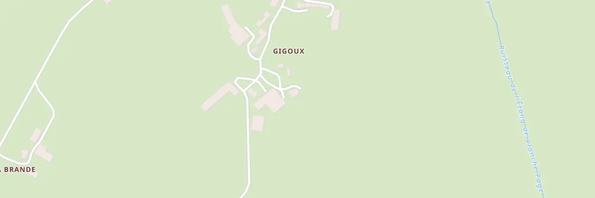 Plan du 5280 Gigoux à Lépaud